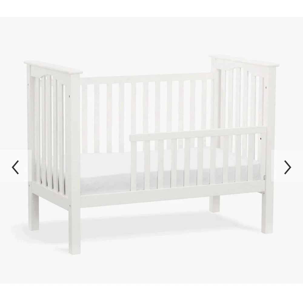 Pottery Barn Kids Kendall Toddler Bed Conversion Kit White   — CRIB NOT INCLUDED